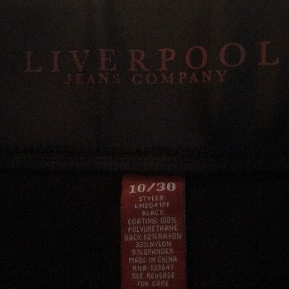 Liverpool faux leather leggings - Picture 2 of 5